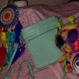 Charming Charlie Mint Crossbody Bag